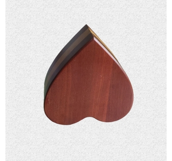 Heart shaped solid wood commemorative box, cremated ashes storage box, human pet ashes box urns