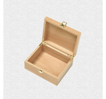Bamboo and wood flip pet daily necessities storage box